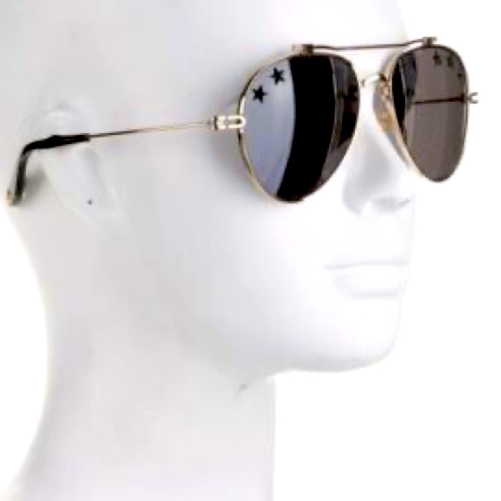 Givenchy 7057/STARS Aviator Sunglasses NEW with Kit